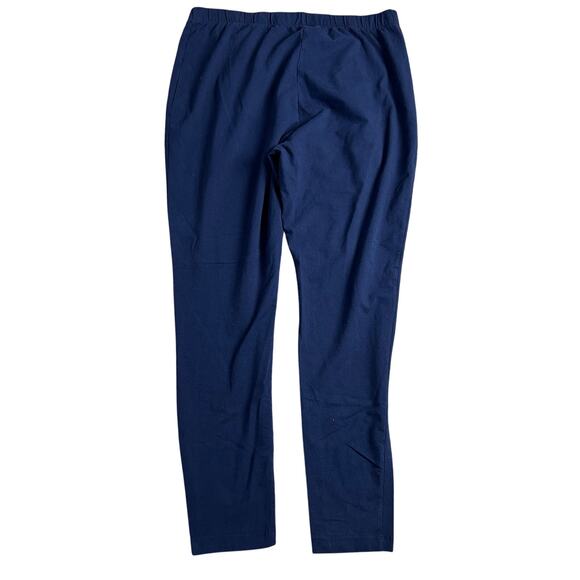 Roamans Straight Leg Ultimate Ponte Pant Size 2X Tall Blue Pull On 31" Inseam - Picture 5 of 5